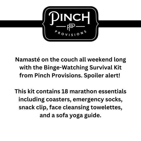 NWT PINCH PROVISIONS Binge-Watching Survival Kit - Picture 2 of 6